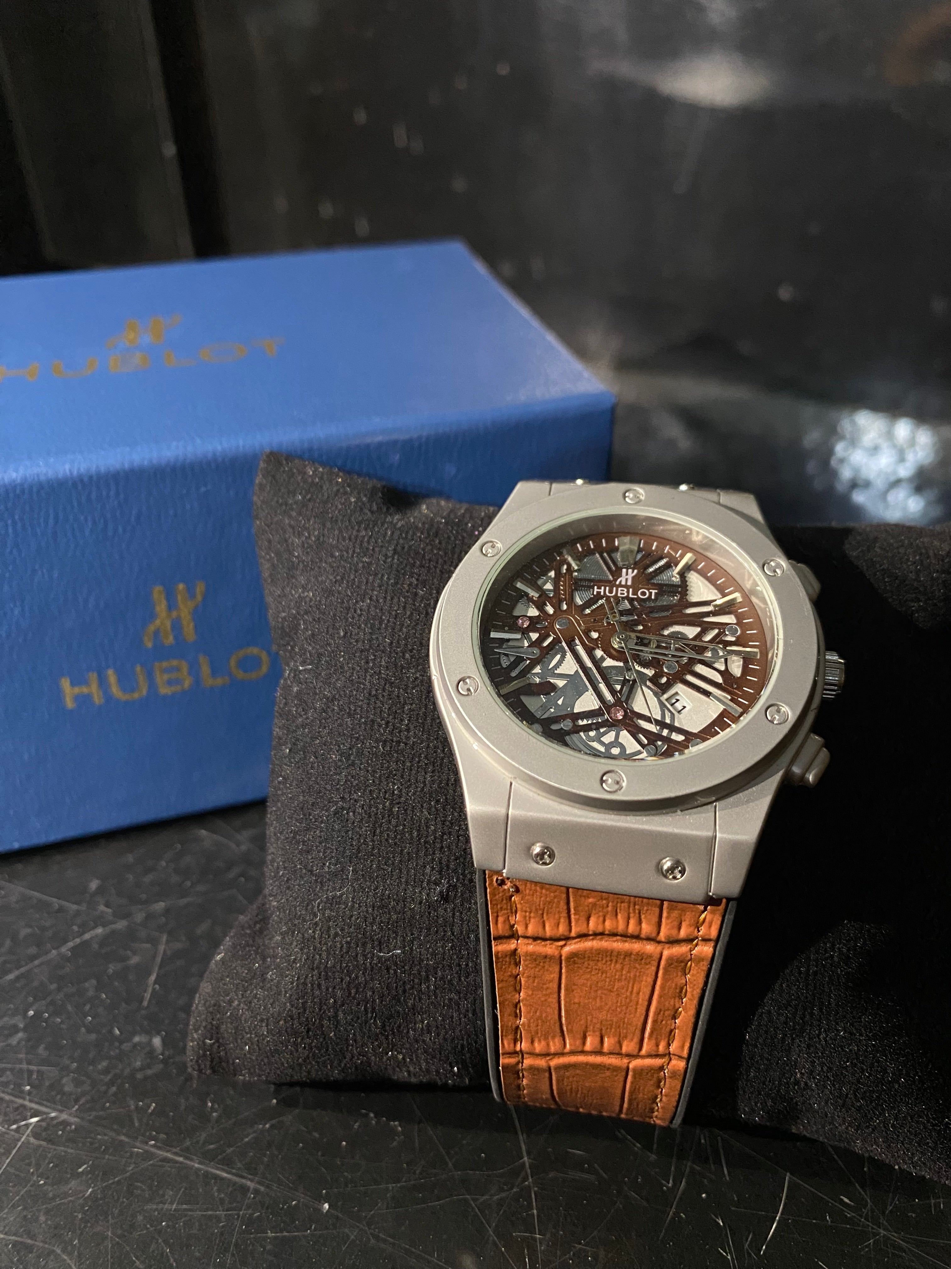 Hublot Classic Fusion Skeleton – Titanium Brown Edition