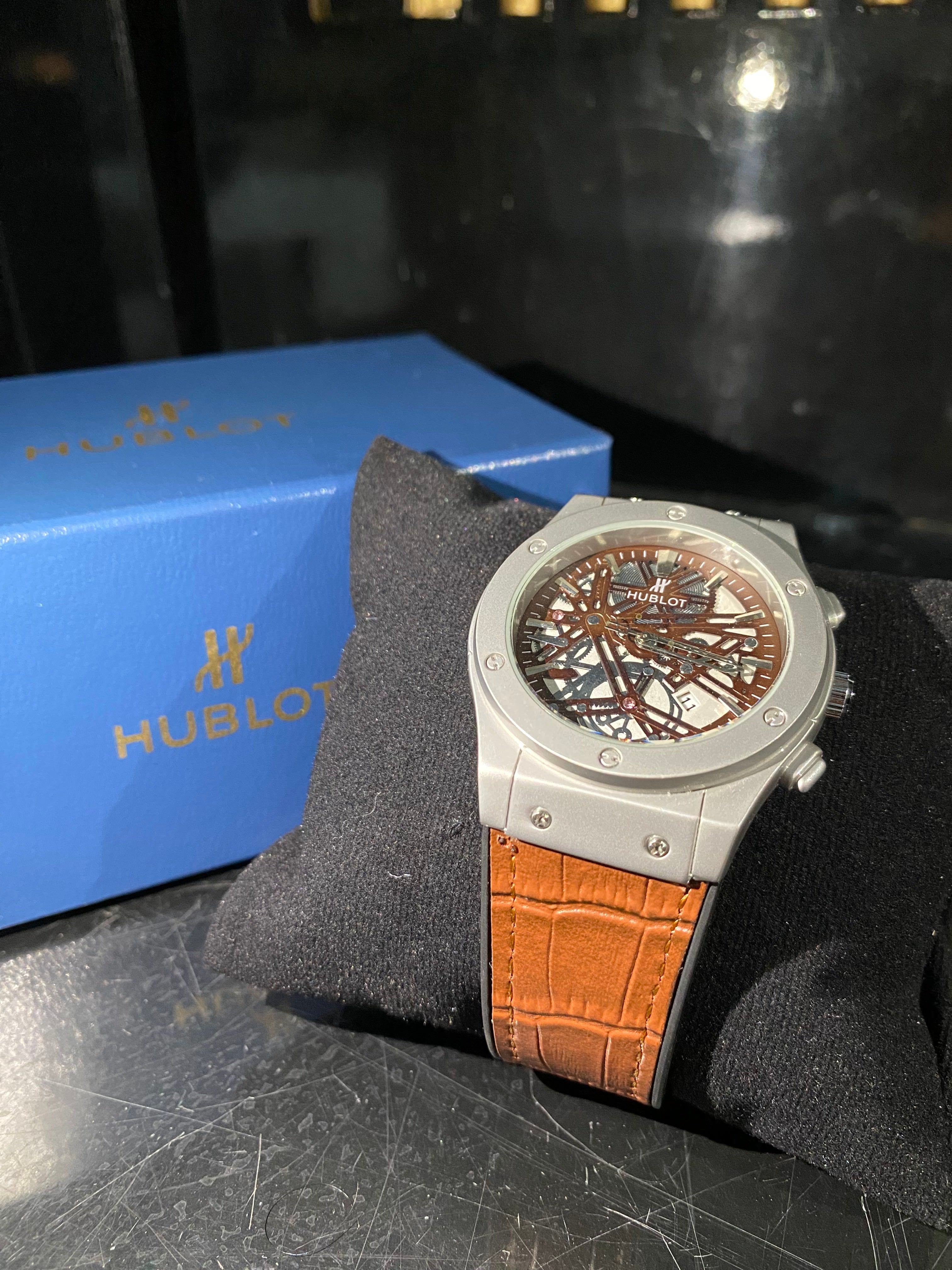 Hublot Classic Fusion Skeleton – Titanium Brown Edition