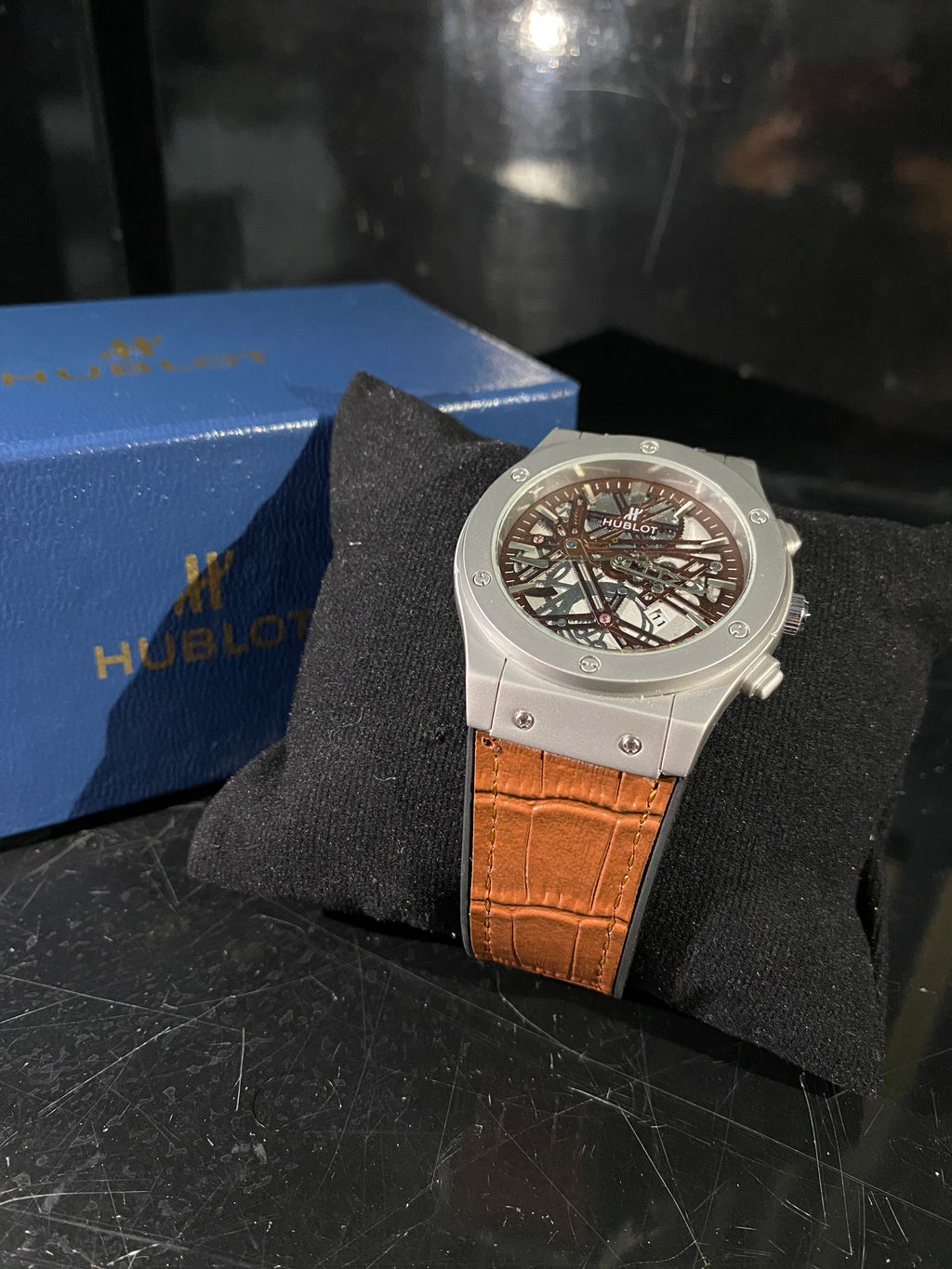 Hublot Classic Fusion Skeleton – Titanium Brown Edition