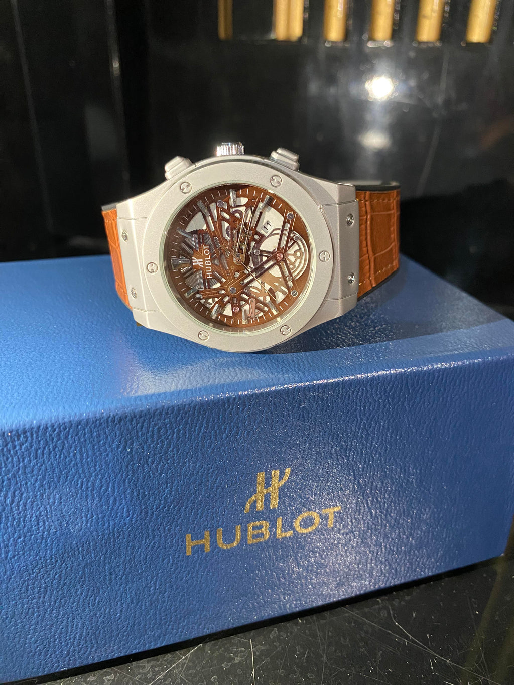 Hublot Classic Fusion Skeleton – Titanium Brown Edition