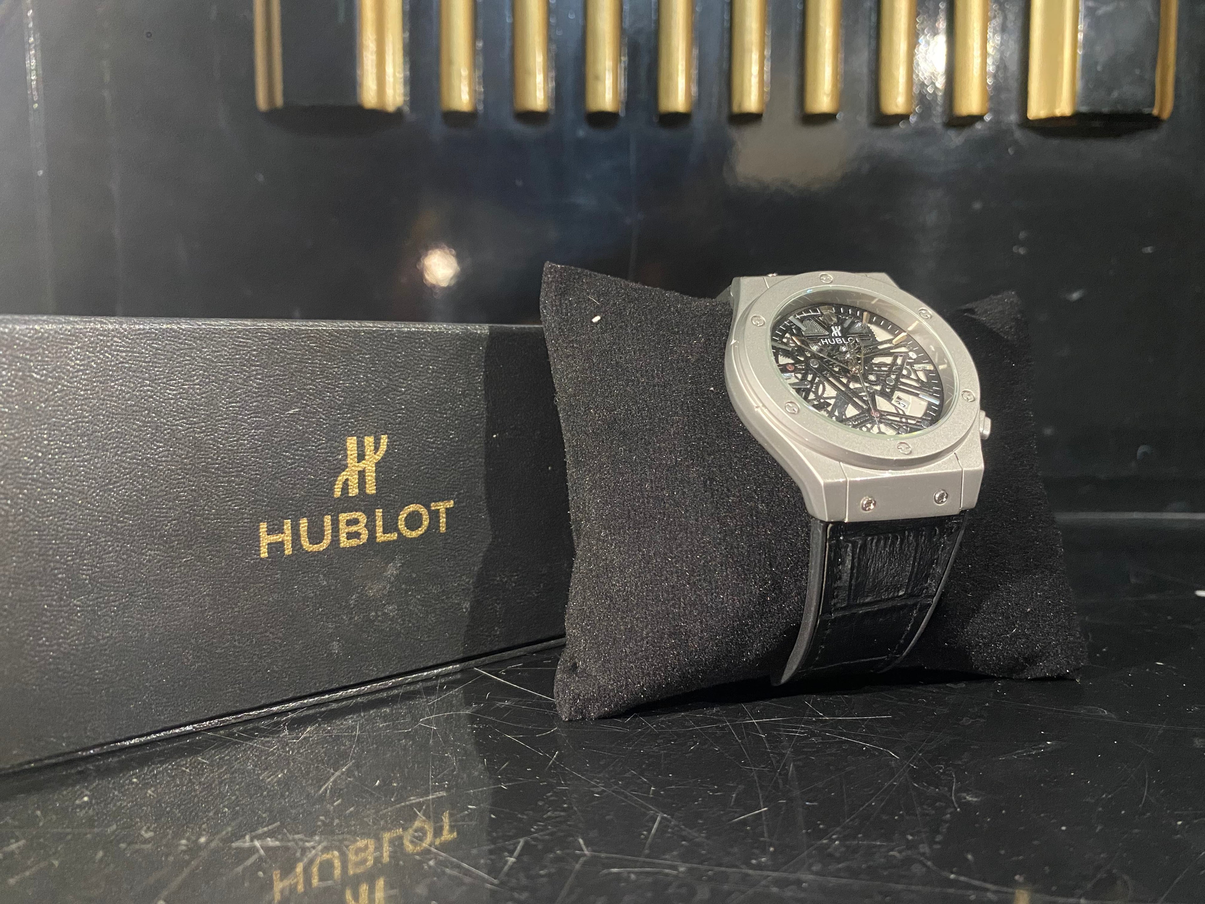 Hublot Classic Fusion Skeleton – Stealth Black Edition