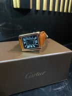 Cartier Tank Classic – Black Dial Brown Leather Edition
