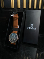TIMAS Skeleton Heritage Automatic – Brown Leather Edition