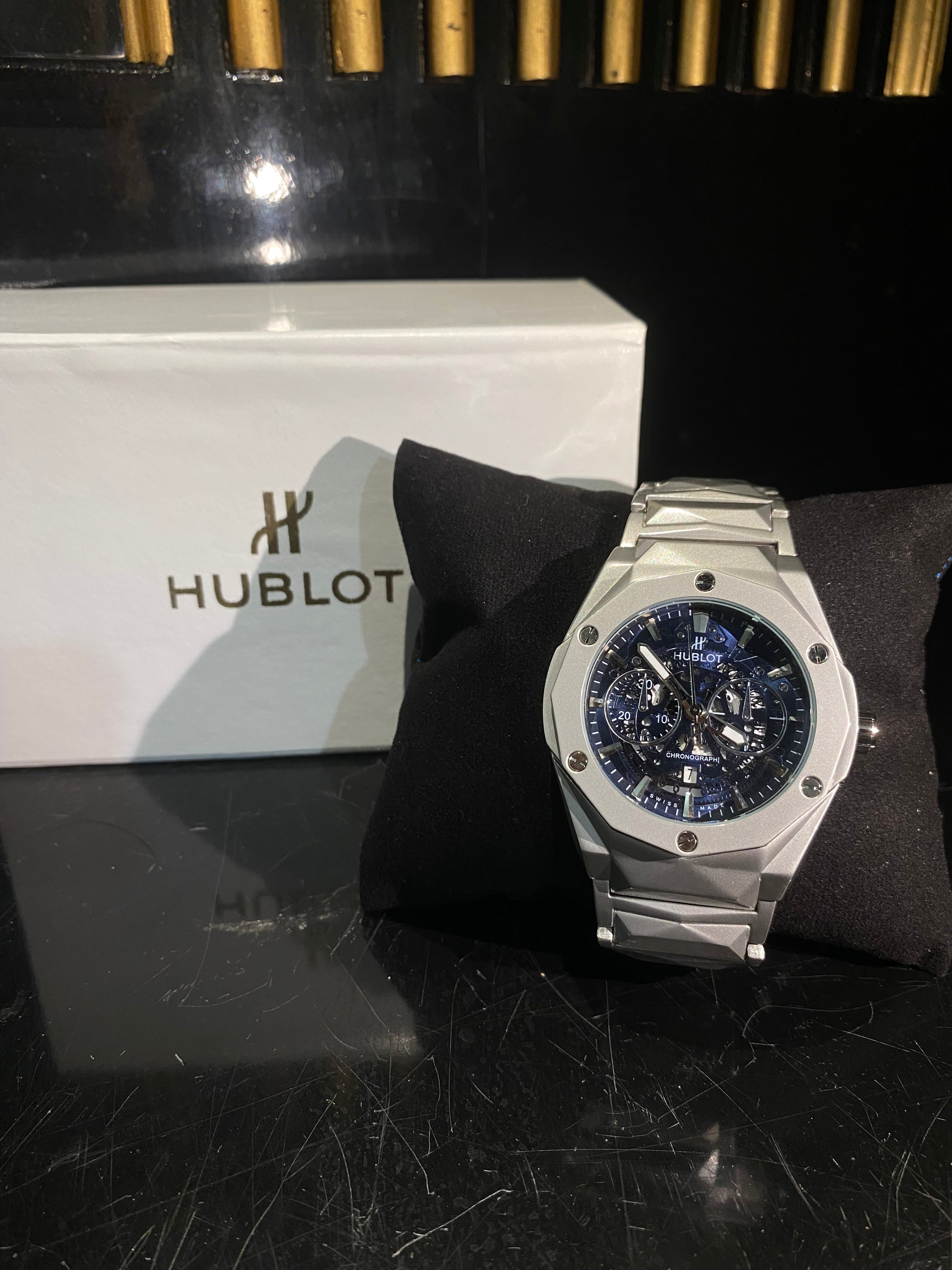 Hublot Classic Fusion Aero-Skeleton Chronograph – Blue Edition