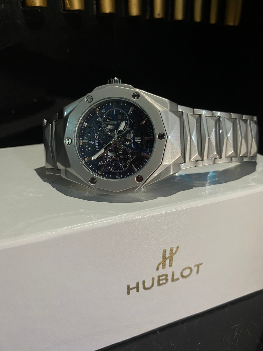 Hublot Classic Fusion Aero-Skeleton Chronograph – Blue Edition