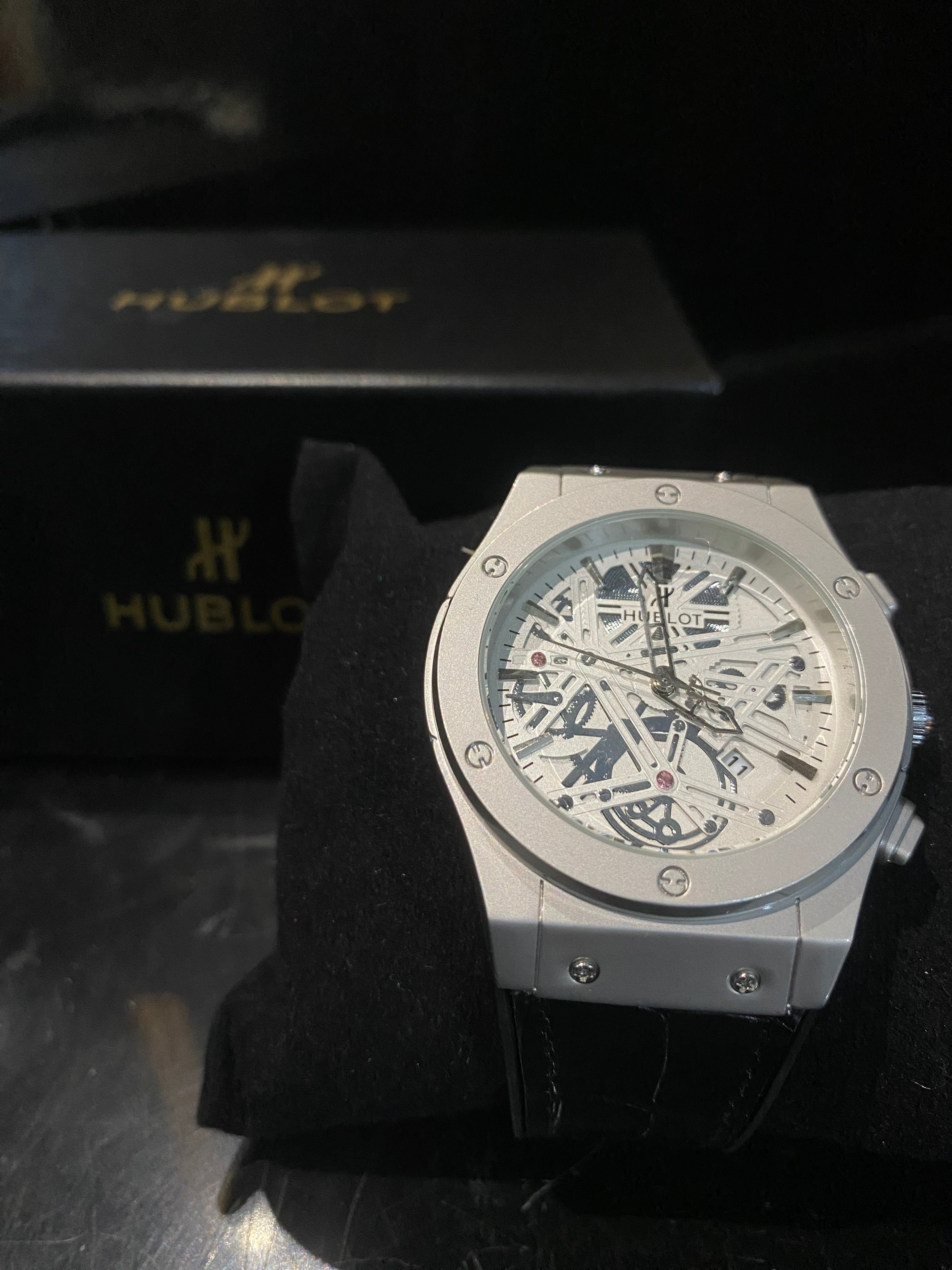 Hublot Classic Fusion Aero-Skeleton Chronograph – Silver Edition