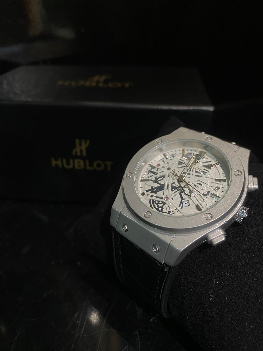 Hublot Classic Fusion Aero-Skeleton Chronograph – Silver Edition
