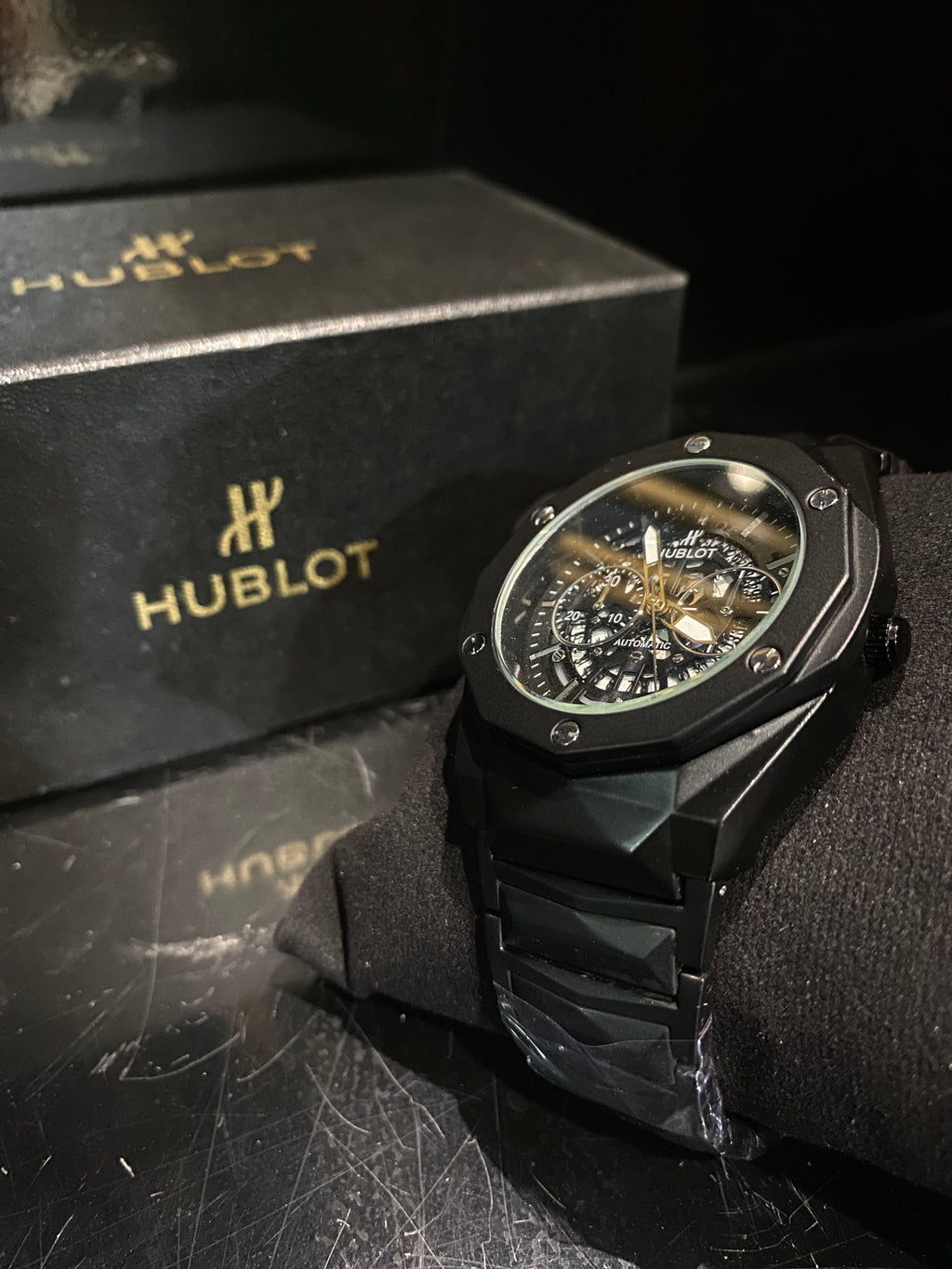 Hublot Spirit Fusion Skeleton Chronograph Black Edition