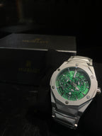 Hublot Classic Fusion Aero-Skeleton Chronograph – Emerald Edition