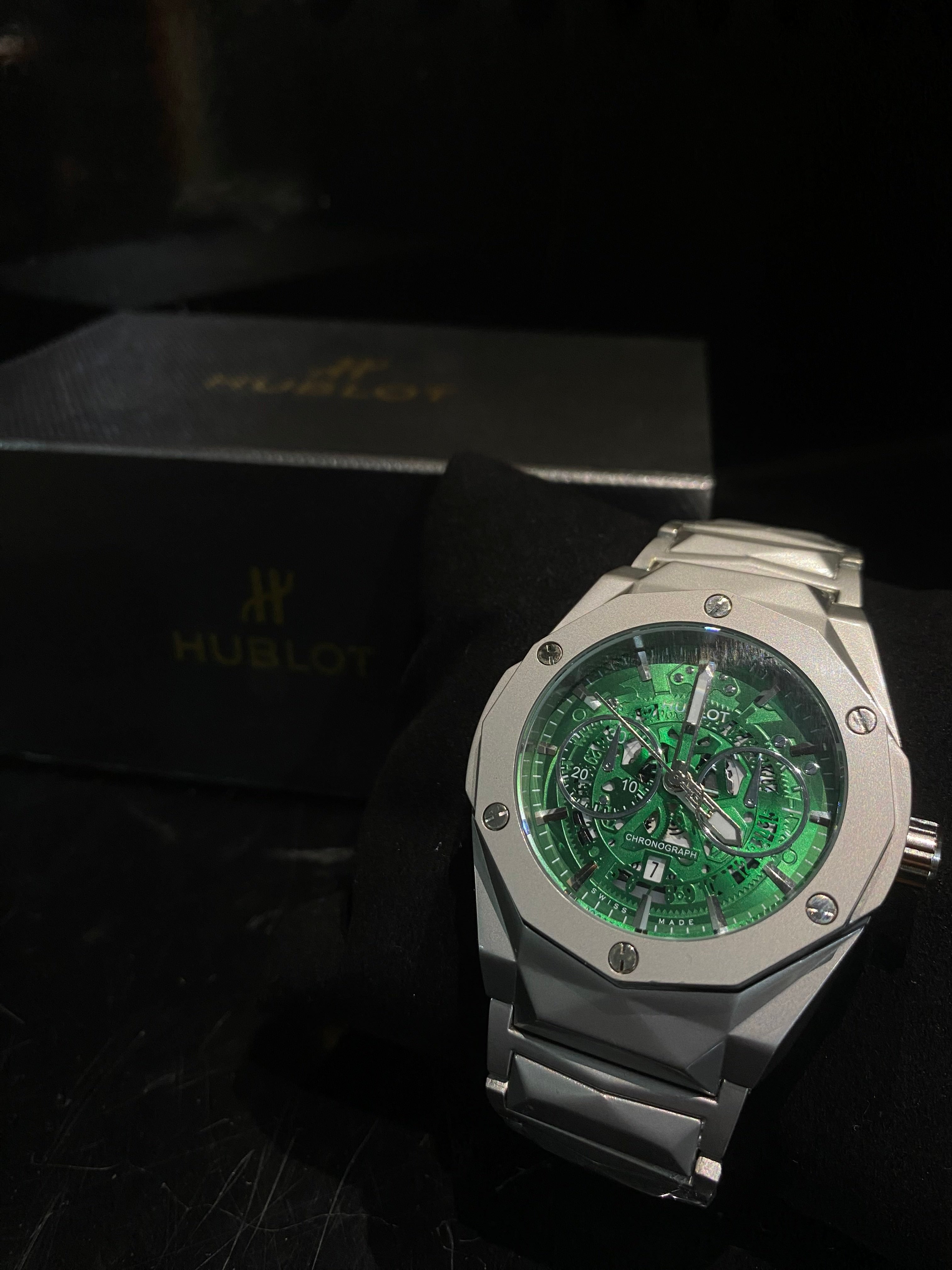 Hublot Classic Fusion Aero-Skeleton Chronograph – Emerald Edition