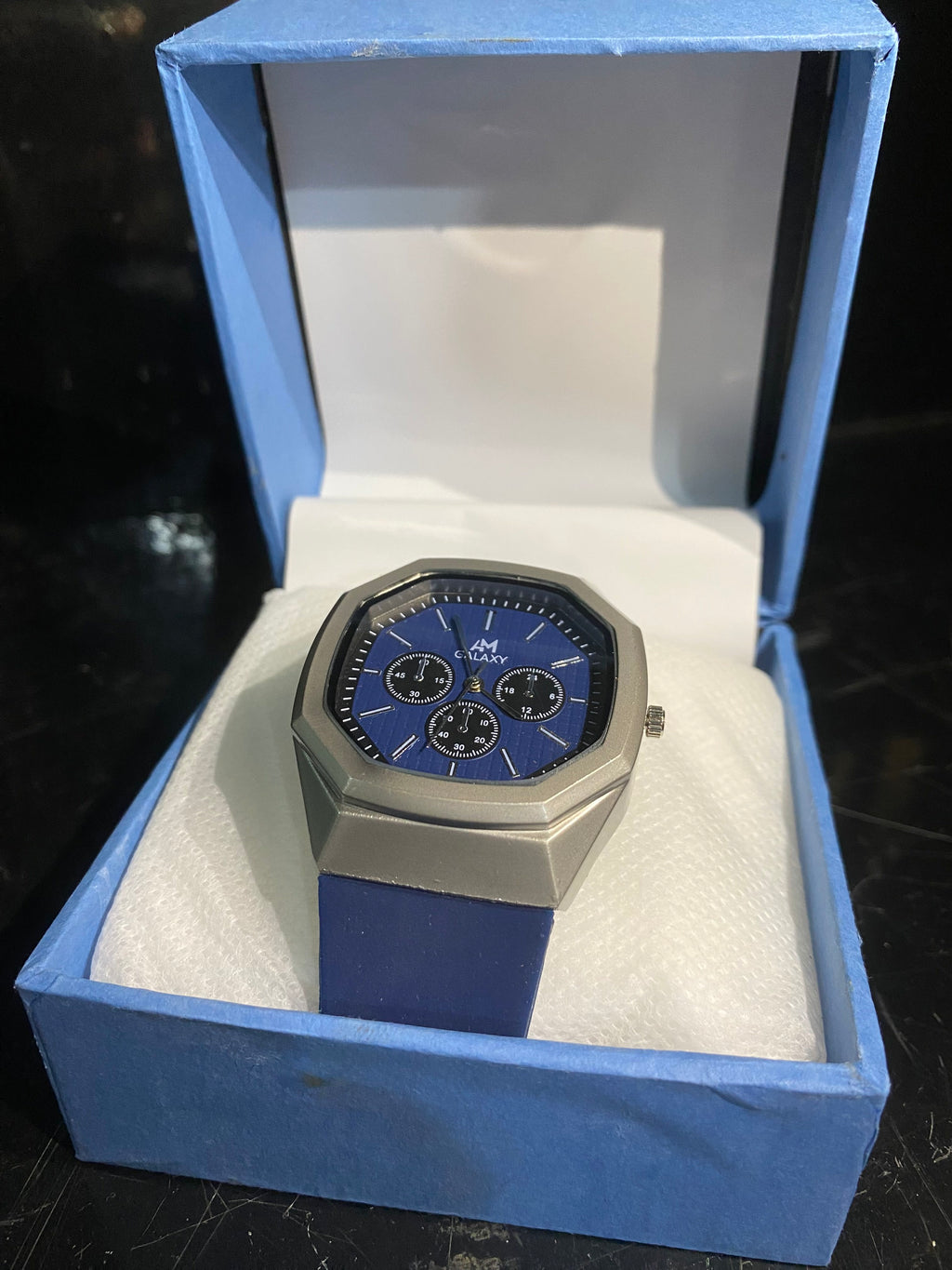 AM Galaxy Terra Octagon Chronograph – Royal Blue Edition