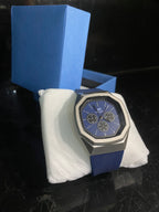 AM Galaxy Terra Octagon Chronograph – Royal Blue Edition