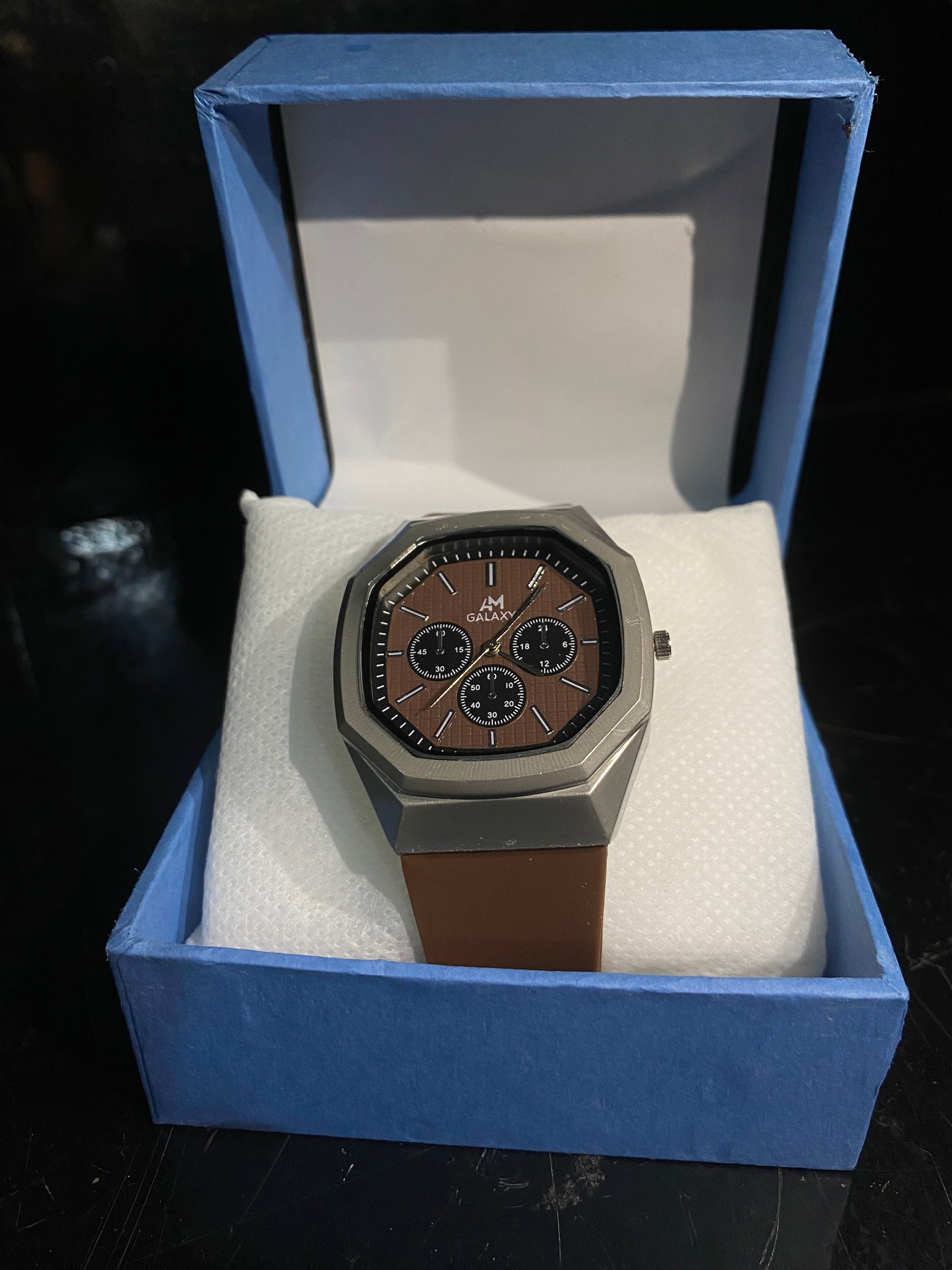 AM Galaxy Terra Octagon Chronograph – Mocha Brown Edition