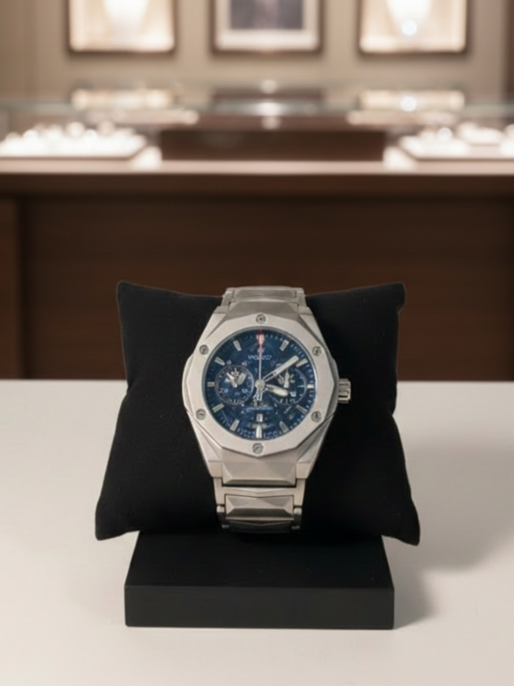 Hublot Classic Fusion Aero-Skeleton Chronograph – Blue Edition