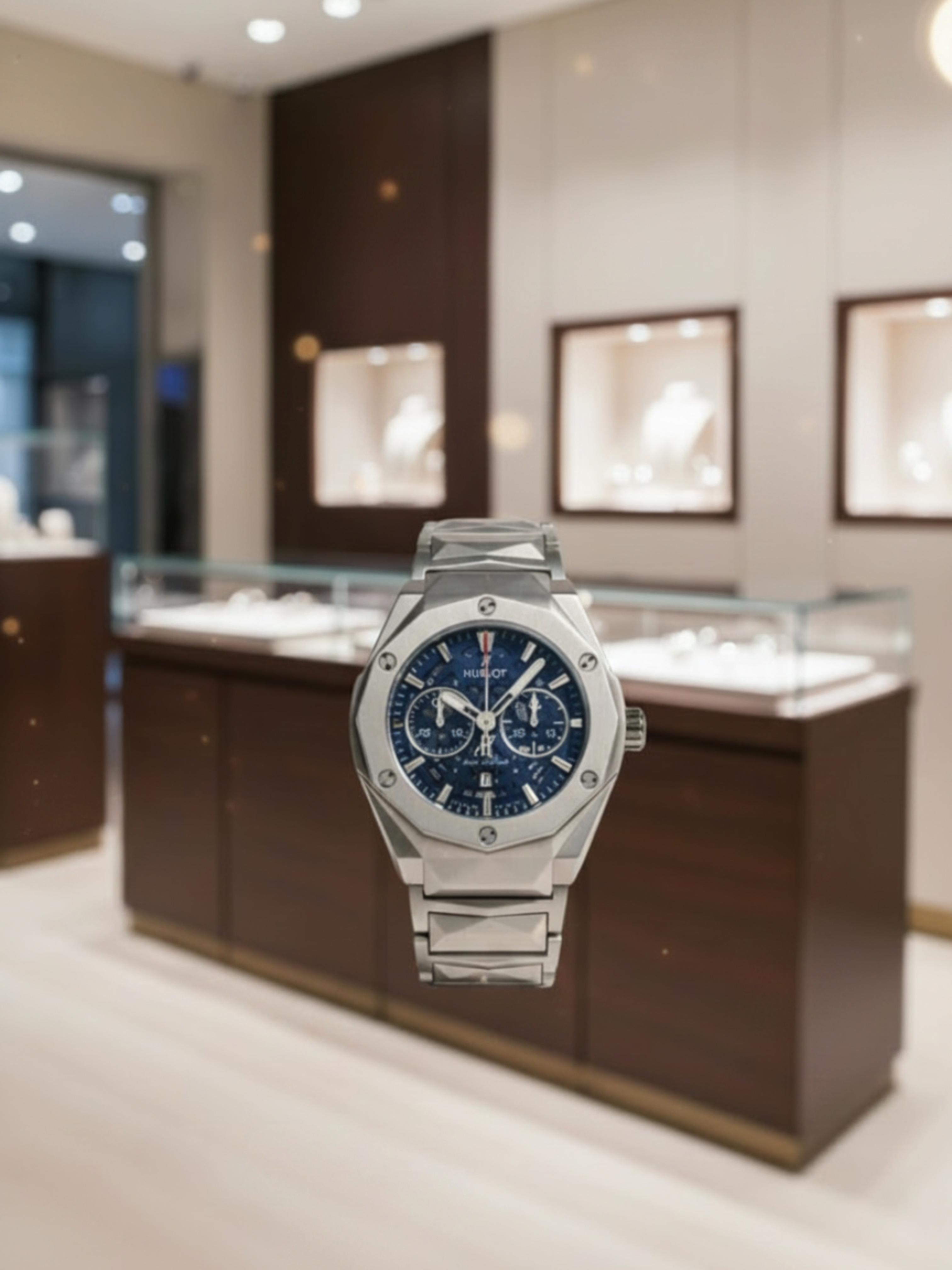 Hublot Classic Fusion Aero-Skeleton Chronograph – Blue Edition
