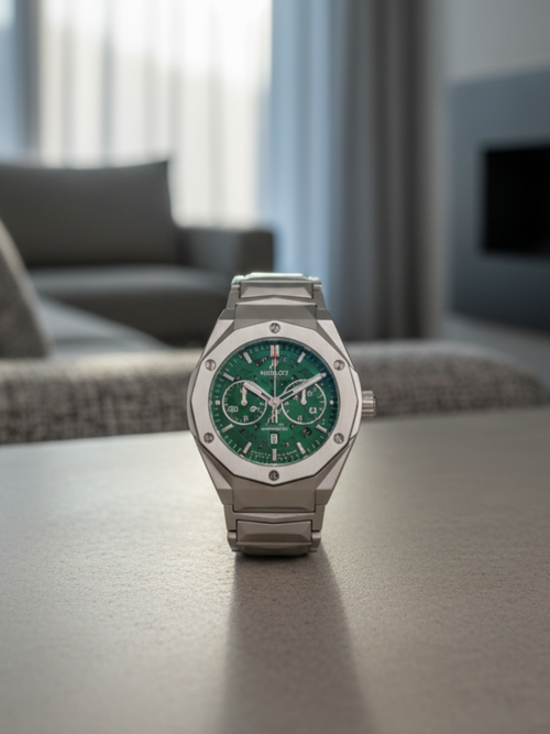 Hublot Classic Fusion Aero-Skeleton Chronograph – Emerald Edition