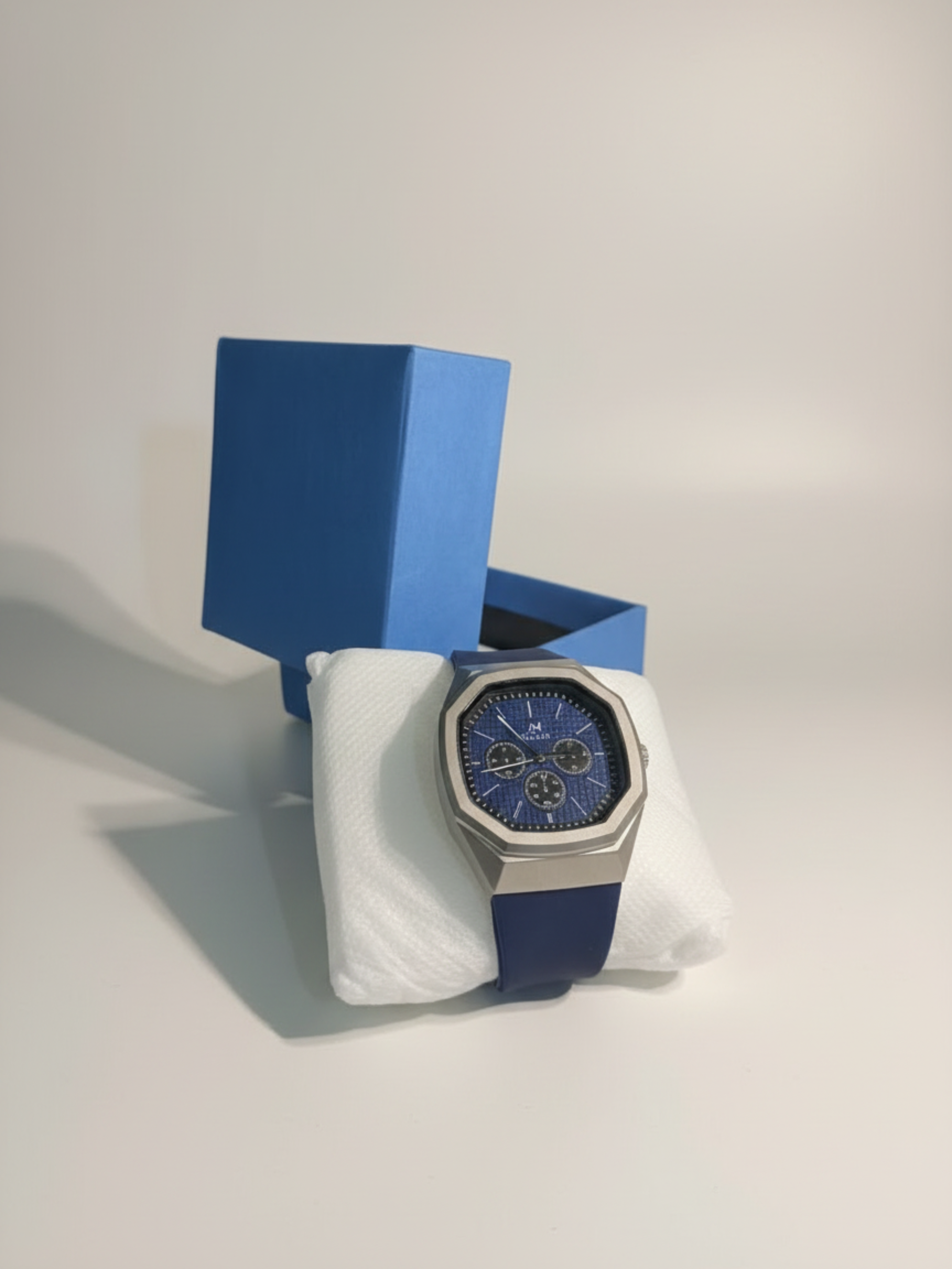 AM Galaxy Terra Octagon Chronograph – Royal Blue Edition