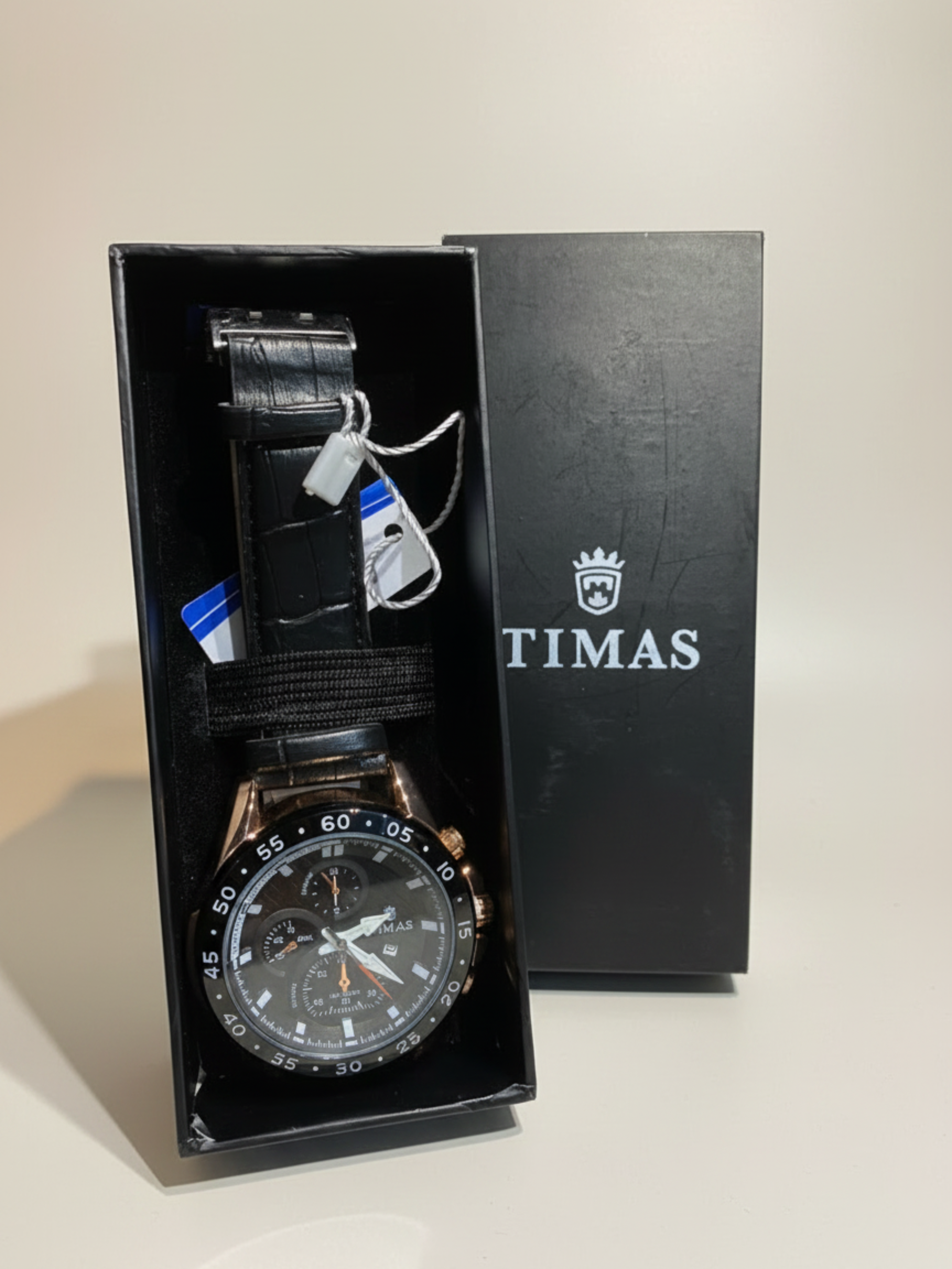 TIMAS Shadow Sport Chronograph – Black Edition