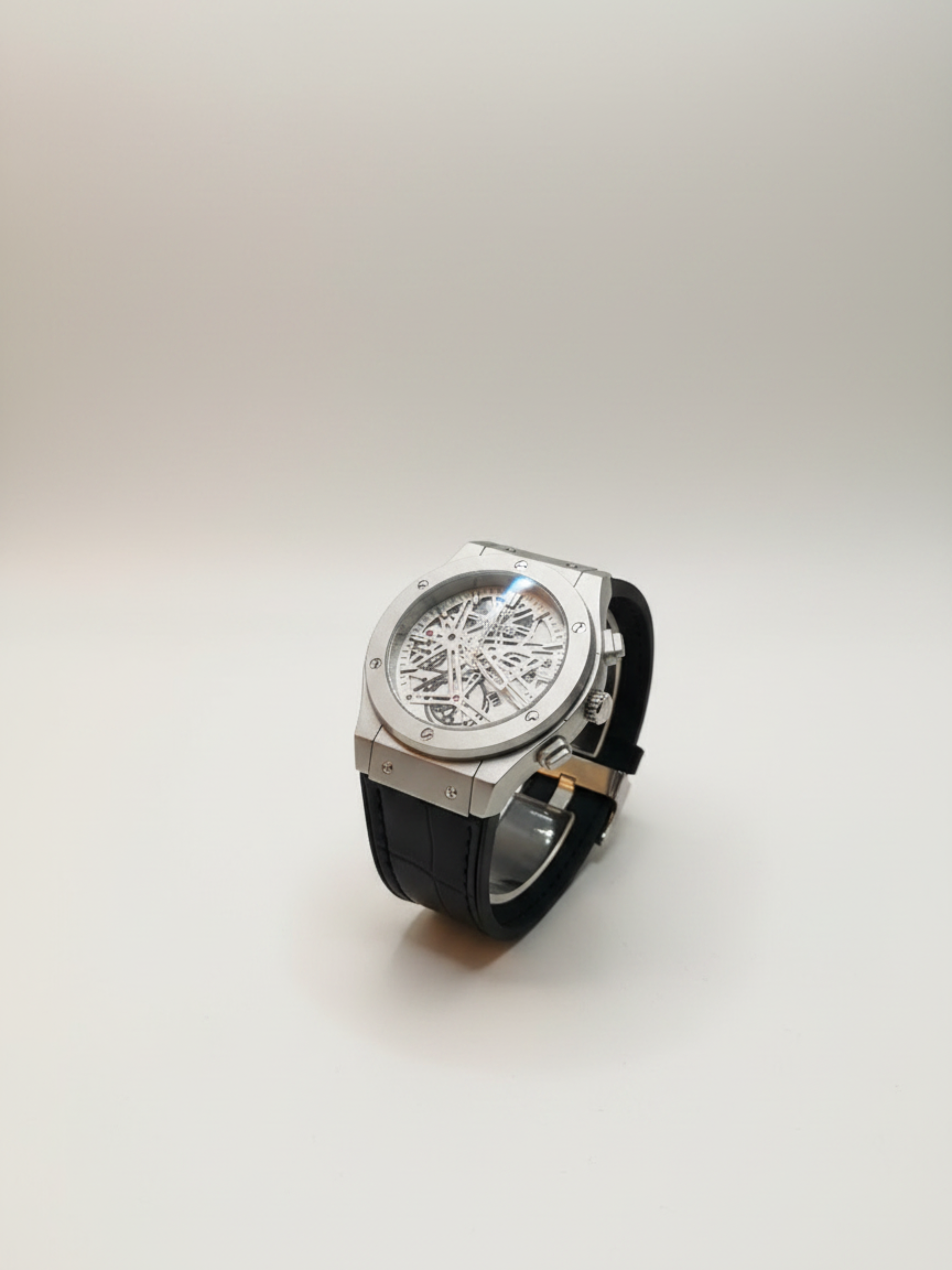 Hublot Classic Fusion Aero-Skeleton Chronograph – Silver Edition